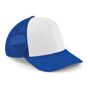Snapback Trucker Cap besticken - Blau/Weiß