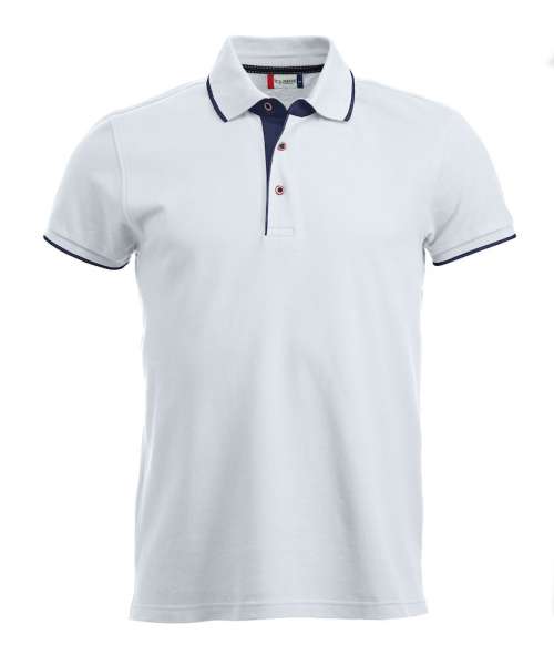 Anpassen mit Ihre Logo Bestickt Dies Weißes Polo-Shirt Baumwolle 